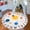 3.3" (Round), variant on ABC Kids Rug,4 ft Washable Nursery Rug,Soft Plush Educational Circle Rug,Non-Slip Solar System Alphabet Rug for Classroom playroom Bedroom Kids Room Decor
