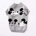 thumbnail image 1 of New Disney Pullover Dog Sweater Fashion Green Grey Red Mickey Mouse Pet Clothing Cotton Thickened Warm Winter Dog Coat 2022 ShopWise Round, 1 of 12