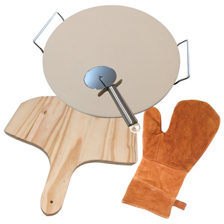 Patio Chef PC5PK 5-Piece Indoor/Outdoor Pizza Stone Kit