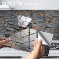 thumbnail image 3 of CAROOTU 3D Tile Backsplash Stickers Waterproof Self-Adhesive Peel Creative Home Beautification Designed for, 3 of 7