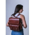 thumbnail image 4 of MOCHILA AVINADA DE PIEL CON TAPA, 4 of 4