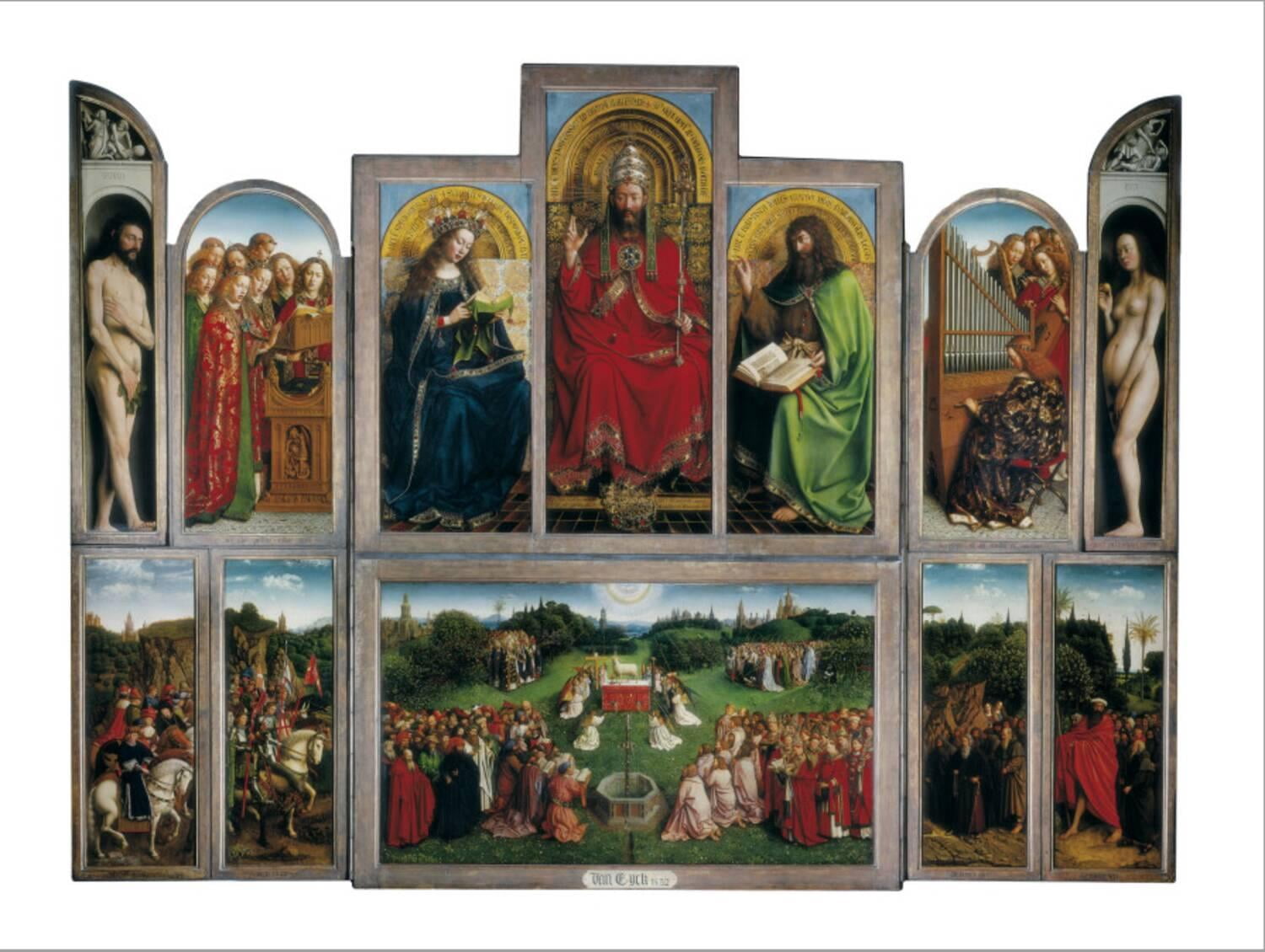 Art.com The Ghent Altarpiece or Adoration of the Mystic Lamb