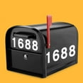 thumbnail image 1 of BRIGHTFUFU 2Pcs Self Adhesive Reflective Number Stickers Material Weatherproof for Mailbox Door Address, 1 of 7