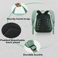 thumbnail image 6 of WATERFLY Unisex Student 20L Small Durable Travel Hiking Nylon Backpacks Daypack,Green, 6 of 7