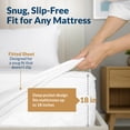 thumbnail image 5 of Everlasting Comfort Twin Mattress Protector, Waterproof Bed Bug & Mite Protection Cover, 5 of 10