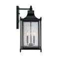 thumbnail image 3 of Dunnmore 3-Light Outdoor Wall Lantern in Black, 3 of 5