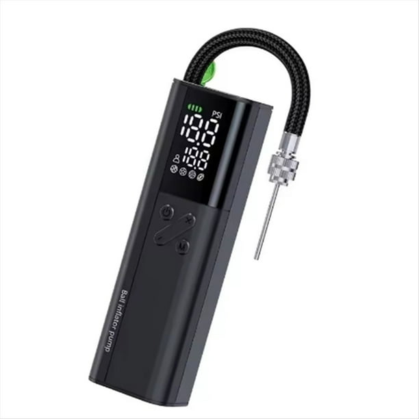 Bomba de Aire Automática para Neumáticos de Coche, Compresor de Aire de 20 Psi, Inflador Eléctrico con Cable para Baloncesto de Coche con Cable de Alimentación Extendido.