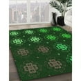 thumbnail image 3 of Ahgly Company Machine Washable Indoor Rectangle Transitional Dark Forest Green Area Rugs, 4' x 6', 3 of 7