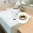 thumbnail image 5 of Unique Bargains 25.3mm Sink Trim Overflow Cover Ring Round Hole Insert in Caps Bronze, 5 of 5