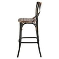 thumbnail image 3 of Acme Furniture Zaire Bar Chair in Antique Copper and Antique Oak Indoor, 3 of 7