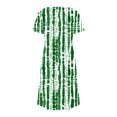 thumbnail image 4 of Summer Fashion Sun Dresses for Womens 2026 Plus Size Print Short-sleeved V-neck Casual Dress, 4 of 7