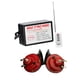 thumbnail image 5 of Bocina,Kit de bocina de coche 12V 24V Botón fuerte Diferentes sonidos,Camión de repuesto de bocina de caracol eléctrica súper ruidosa,Accesorios automotrices de bocinas dobles para barcos, 5 of 9