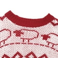 thumbnail image 6 of Felirenzacia Christmas Red and White Plush Sweaters, Ugly Elf Jumpers, Crewneck Long Sleeve Knit Pullovers, 6 of 7
