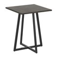thumbnail image 3 of Safdie & Co. Table D'Appoint 15.5L Carré Gris Foncé Métal Noir, 3 of 4