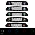 thumbnail image 3 of Winjet For 2015-2017 Ford MustangFront Upper Bumper Mesh Grill Grille Discolor LED Halo, 3 of 14