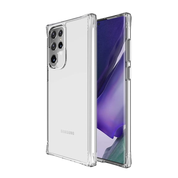 Prodigee Hero Clear | Samsung Galaxy S22 Ultra Case |Transparent| Clear|Military Grade Drop Tested |Dual Layer Protection |Scratch Resistant |Shockproof |6.8 inches