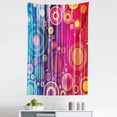 thumbnail image 1 of Art Tapestry, Grunge Inspired Abstract Vivid Circles Forming Expression Psychedelic Art, Fabric Wall Hanging Decor for Bedroom Living Room Dorm, 5 Sizes, Royal Blue Red, by Ambesonne, 1 of 1