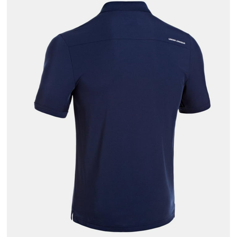 Navy blue under armour polo sale