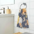 thumbnail image 5 of Nsnder Autumn Orange Pumpkins Flowers Cotton Towel Set 2PCS,Quick Drying Bath Towels,Soft and Breathable Hand Towel WashCloths for Kitchen,Bathroom,Gym,Beach Washcloths, 5 of 7