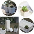 thumbnail image 2 of MYG 10 pcs Colorful Multi Square Nursery Flower Pots,Plastic Plant Pot with Nursery, 2 of 5