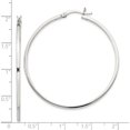 thumbnail image 4 of Sterling Silver 1.5X45mm Hoop Earrings (Width 45) (Length 45) - Jbsp, 4 of 5