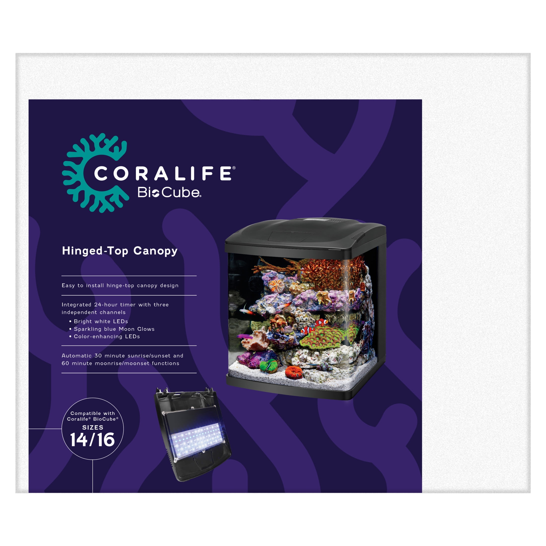 Coralife BioCube LED Replacement Canopy Size 29 and 32