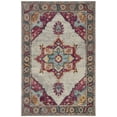 thumbnail image 2 of SAFAVIEH Merlot Rosamund Floral Area Rug, Cream/Multi, 5'1" x 7'6", 2 of 7