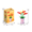 A03, variant on Kawaii Milk Tea Cup Potted Rose Flower Bouquet Micro Building Blocks Kit, Creative DIY Assembly Decor Toy, Perfect Christmas & Birthday Gift for Kids Children