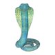 thumbnail image 1 of Estatua de serpiente BLESIY figura de resina coleccionable decorativa Azul 10 cm x 9 cm x 18 cm, 1 of 8
