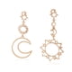 thumbnail image 1 of Qarigey 1 par de pendientes de joyería, pendiente de luna y sol, colgante de oreja, exquisita decoración colgante Retro, accesorio de moda Ropa, zapatos y accesorios Miscelánea, 1 of 6