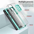 thumbnail image 3 of SaniMore for Samsung Galaxy A73 5G Case Slim Transparent [Not Yellowing Technology], Rugged PC & TPU Bumpers Built-in Detachable Lens Protector Shockproof Protective Cover, Green, 3 of 7