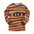 thumbnail image 6 of 3-4 Years Tween Girls Short Sleeve Print Shirts Tops Pants Outfits Matching Family Halloween Pajamas Halloween Pajamas Baby, 6 of 9