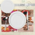 thumbnail image 3 of Ambesonne Coffee Place Mats Set of 4, Mugs Polka Dots Flowers, Standard Size, Brown Red, 3 of 6