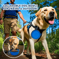 thumbnail image 3 of 36 Inch Collapsible Dog Crate for Large Dogs, 3-Door Foldable Soft Kennel with Fleece Bed and a Folding Bowl, Suitable for Indoor & Outdoor Portable Pet Kennel, 3 of 9