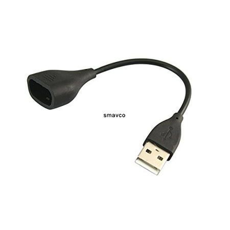 Bracelet Wristband Usb 1 Pack - SMAVCO (TM) 6 inch Replacement USB Charger Cable for Fitbit One Wireless Activity Bracelet Wristband ()
