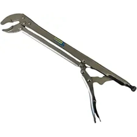 

15 Long Handle 45 Degree Angled Jaw Locking Pliers (Extra Long)