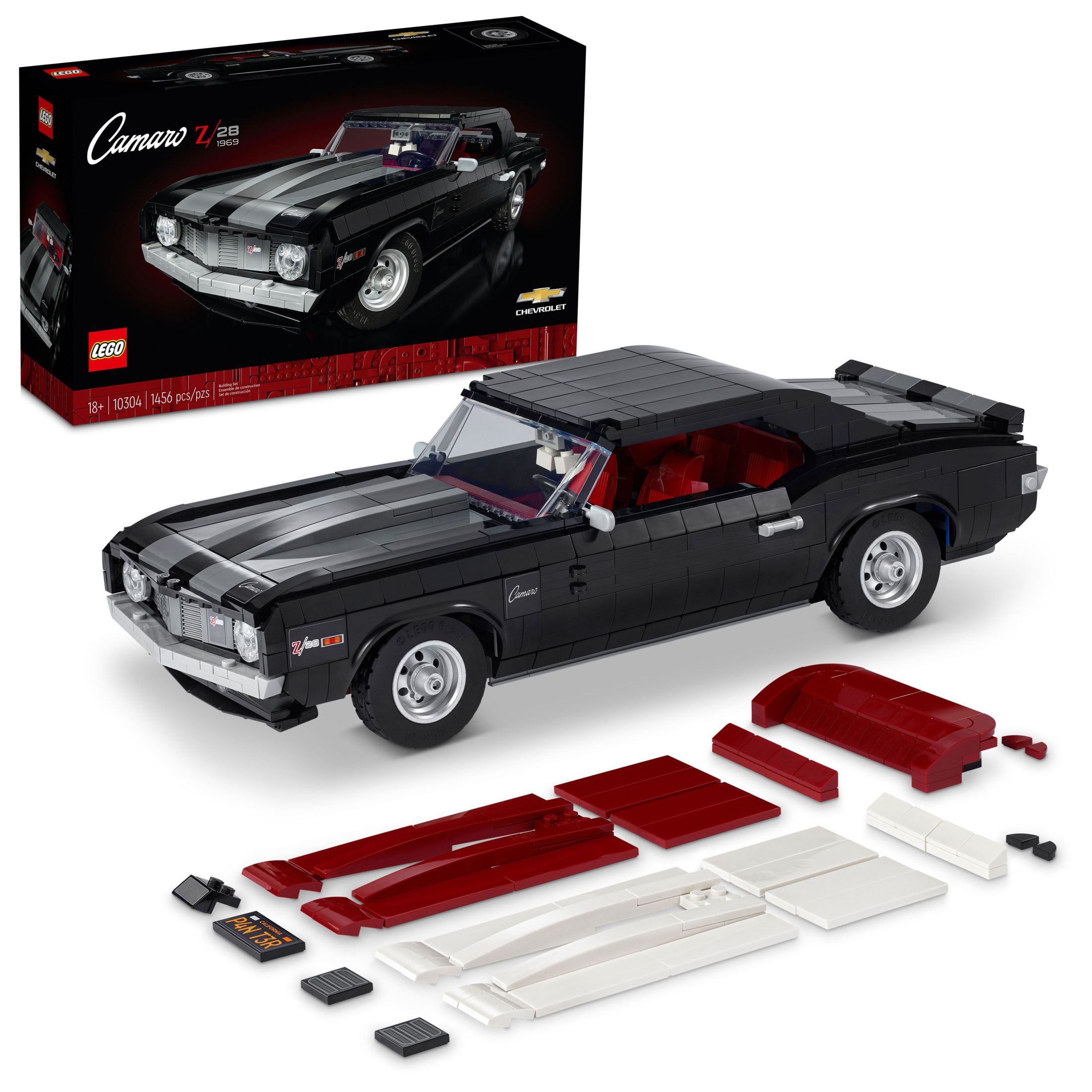 LEGO Back to the Future Time Machine Set 10300 DeLorean Model Car Building Kit Walmart