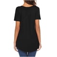 thumbnail image 5 of IROINNID 4th of July Tunic For Women Fashion Casual Loose Tops V-Neck Women Tops USA 4th Of July, 5 of 5