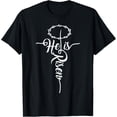 thumbnail image 1 of He is Risen Cross Jesús Religious Easter Day Christians Camiseta, 1 of 2