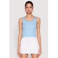 thumbnail image 2 of Womens Basic Striped Tank Top, 2 of 5