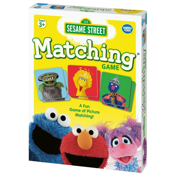 Sesame Street Preschool Matching Board Game, by Wonder Forge