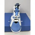 thumbnail image 4 of Ni - ke Air Jordan Retro 6 UNC University Blue White Shoes CT8529-410 Men Size 11, 4 of 5