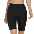 thumbnail image 3 of Alove Solid Stretch High Waist Board Shorts With Two Pockets For Women Swim Boyleg Trunk, 3 of 6