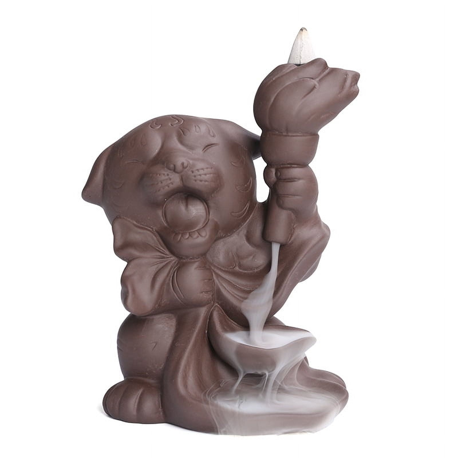Smoke Waterfall Incense Holder Backflow Incense Burner Aroma Burner for Yoga/Meditation/Tea Ceremony/Home Living Room/Office Decoration