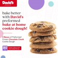 thumbnail image 2 of David's Cookies Preformed Frozen Cookie Dough, Chocolate Chunk, 80 Count, 2 of 7