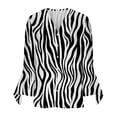 thumbnail image 3 of qILAKOG Womens Summer Tops 2024 Dressy Casual 3/4 Sleeve Blouses Floral Work Button Down Shirts Blouses for Women Dressy Casual Trendy Tshirts Spring Clothes Tunic Tops, Black&M, 3 of 5