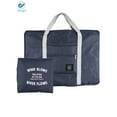 thumbnail image 2 of Deago Foldable Travel Duffel Bag, Waterproof Carry On Luggage Bag, Lightweight Travel Luggage Bag for Sports, Gym, Vacation (Navy Blue), 2 of 8