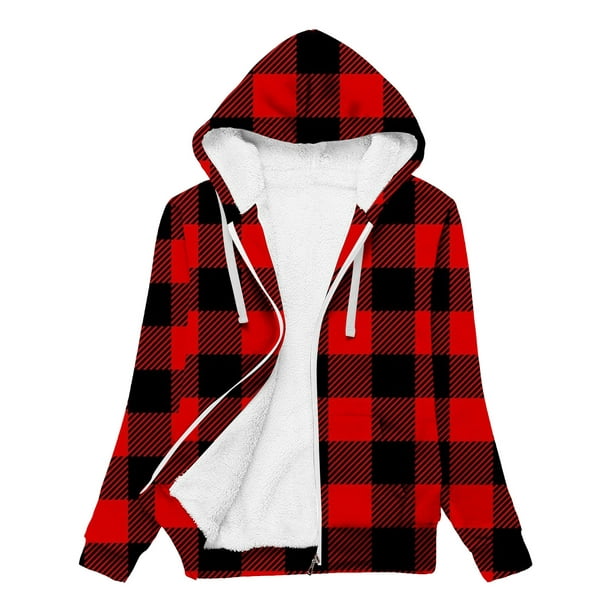 yievot Women's Zip Up Hoodie Winter Sweatshirt Fleece Sherpa Lined