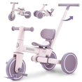 thumbnail image 1 of Triciclo Bobike 5 en 1 para niños pequeños de 18 meses a 5 años, color morado, 1 of 7