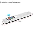 thumbnail image 4 of Sorven handheld wand scanner Wand Wifi 1050DPI High Speed Portable Wand Document & Images Scanner A4 Size JPG/PDF LCD Display for Business Reciepts Books, 4 of 7